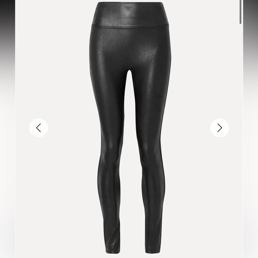 Spanx leather leggings S